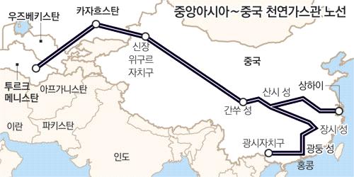 우즈베키스탄 구간도 우즈베키스탄 이 중국으로의 천연가스 수출을 가능하게 해줌으로써 우즈벡 천연가스의 수출에 새로운 돌파구를 제공해 준 의의가 있다. 카자흐스탄 지선과 우즈베키스탄 구간도 투르크메니스탄 신장 구간과 마찬가지로 중국석유의 투자로 진행되었다.