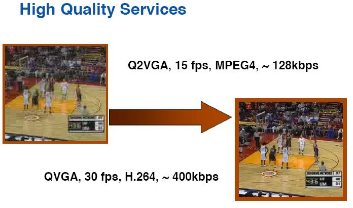 DVB-H DVB-H is meant for IP-based services via MPE insertion DVB-H can share DVB-T multiplex with MPEG2 services
