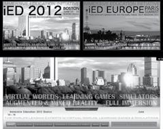 그림 3-3-17 2012 ied 컨퍼런스 * 자료 : 2012 ied 컨퍼런스소개홈페이지 2012년 8월 시어리어스플레이컨퍼런스 (Serious Play Conference)