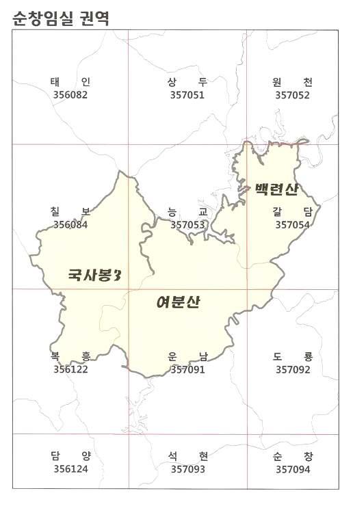 2. 조사방법및일정 2.1. 조사일정본조사는 2013년 3월에서 9월까지 54일간실시하였고, 각평가단위별조사일정은표 2과같다. < 표 2> 각평가단위별조사일정 평가단위 1차 2차 3차 4차 조사일수 국사봉3 2013. 5. 9~5. 13 2013. 6. 30~7. 4 2013. 7. 29~8. 2 2013. 9. 26~9.