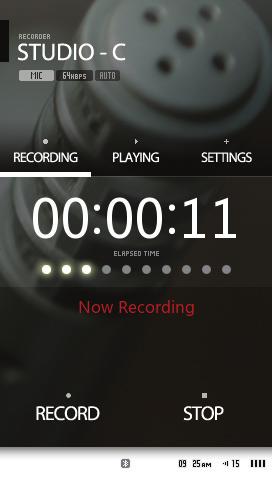 제품사용하기 + recorder 녹음을시작합니다. 1 녹음이정지되며녹음된내용은자동저장됩니다. 1 3 2 2 녹음한파일을재생합니다. 재생을정지합니다. Line-in/MIC 를설정합니다.