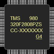 12Bit 160ns 12+4/4 4/2/0 N/A 35 2 SCI / 4 SPI 2 CAN / 1 I 2 C TMS320F2808 ZGM S 32Bit Fixed Point 프로세서 최대 100MHz (100MMACS / 100MIPS) 내부메모리 (36KB RAM, 128KB FLASH) 16 채널 12Bit ADC (Up to 6.