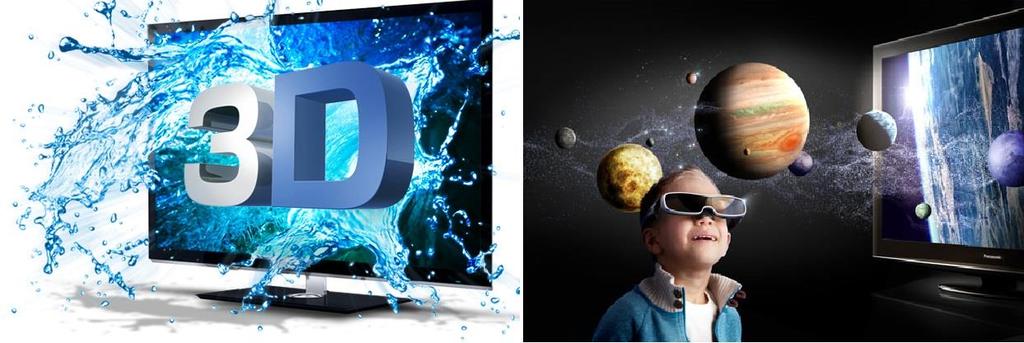 3.3 UHD TV, OLED TV, 3D TV OLED TV 곡면올레드 TV는화면양쪽끝이오목한곡면형태 명암대비가뛰어나영화관처럼몰입감을극대화할수있음 얇고가볍고전력효율도우수 가격이비싸대중화되기는어려울것으로보임 3D