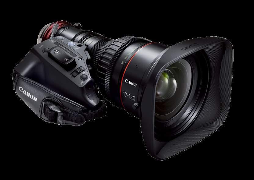 CINE-SERVO Lens CN7x17 KAS S 다양한사용자설정기능의착탈식서보드라이브유닛채용 업계표준카메라를지원하는고화질 4K/HDR 촬영 슈퍼 35mm 상당, APS-C 센서크기대응 17-120mm