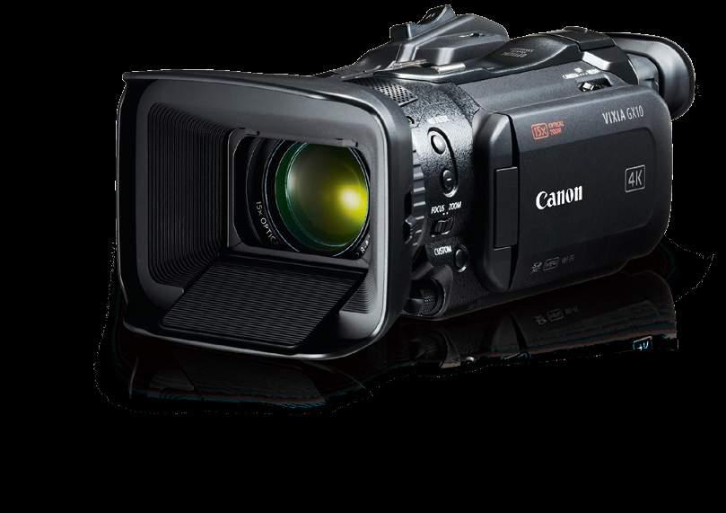 Camcorder 4K UHD (3840 2160) 의영상을 60P 의고프레임레이트로기록 광각약 25.