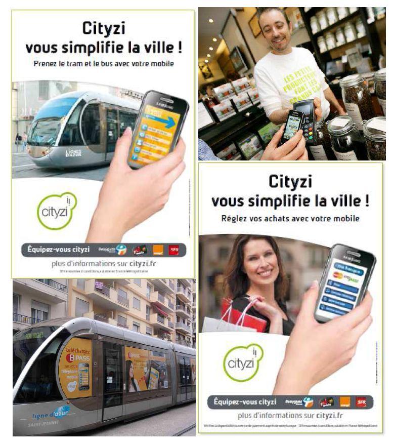 의 Mobile Shopping Cityzi 프로젝트 ( 프랑스니스 ) 이동통신사