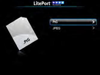 LitePort 사용 LitePort 는프로젝터에연결된 USB 플래시드라이브에들어있는 JPEG 이미지들의슬라이드쇼또는 Presentation To Go 프리젠테이션을보여줍니다. 이기능을활용하면컴퓨터소스가필요없습니다. LitePort 는 USB 플래시드라이브에 JPEG 또는 Presentation-to-Go 형식 (PtG) 으로저장된파일들을읽고표시합니다.
