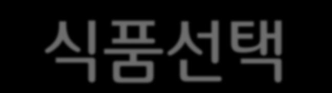 식품선택시확인사항 영양성분표확인단음식을적게먹으려면 당