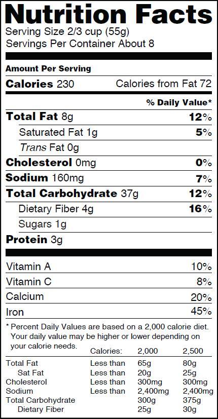 제 4 장수산식품업계대응사례분석 - 이외에탄수화물, 지방, 단백질의칼로리의합이총칼로리와동일한지여부처럼육안으로 쉽게확인이가능한부분에유의 ( 탄수화물 1g=4kcal, 단백질