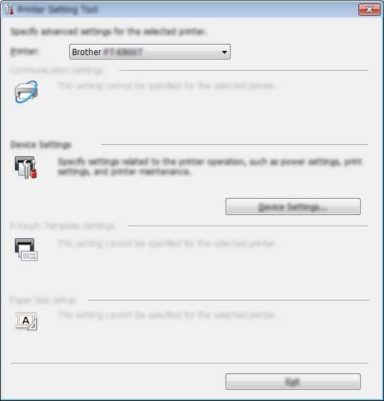 P-touch 설정변경 프린터설정도구사용 3 a 구성하려는 P-touch 를컴퓨터에연결하십시오. b 프린터설정도구를시작하십시오. Windows Vista / Windows 7: 시작버튼에서 [ 모든프로그램 ] - [Brother] - [Label & Mobile Printer] - [ 프린터설정도구 ] 를클릭합니다. Windows 8 / Windows 8.