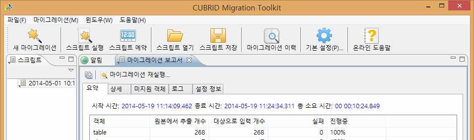 CMT (CUBRID Migration Toolkit) 7.
