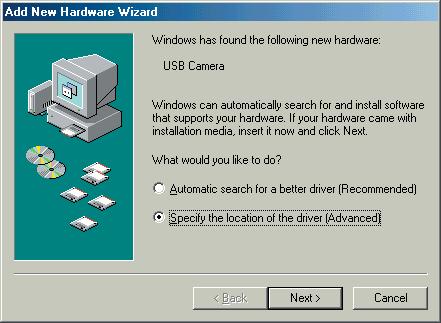 Windows Me 1 카메라 USB 클래스를 ORIGINAL 로설정합니다. 이설정에관한자세한방법은사용설명서 USB 클래스선택하기 ( 기본적인조작 ) 를참조하여주십시오. 2 카메라를컴퓨터에연결합니다. 3 카메라를켭니다. 4 컴퓨터를켭니다.