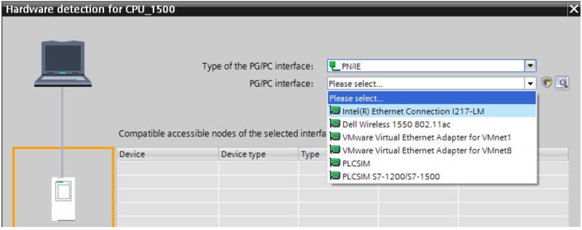 ( PG/PC interface: Intel(R) Ethernet Connection I217-LM, 자신의