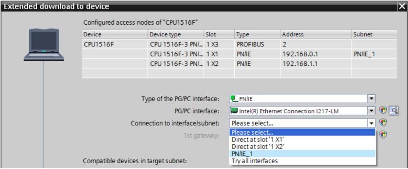 Ethernet Connection I217-LM, 자신의프로그래밍 디바이스의이더넷인터페이스카드를선택합니다