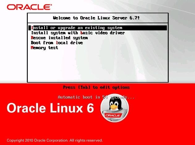 로컬 또는 원격 매체를 사용하여 수동으로 Oracle Linux 6.7 OS 설치 6.