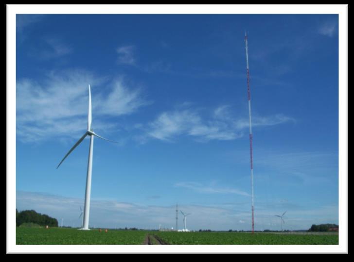 개요 - 형식시험장은풍력발전기인증절차중성능평가를수행하는시험장 기상탑및측정장비설치,