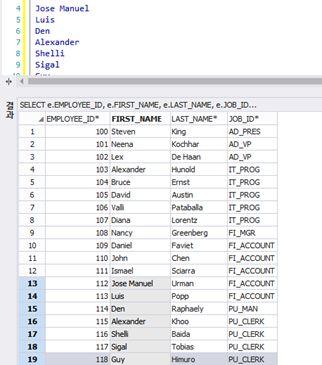 SQLGate for Tibero Developer User Guide --- 100 7. 마우스오른쪽을클릭하고복사 > 선택한셀복사를선택합니다.