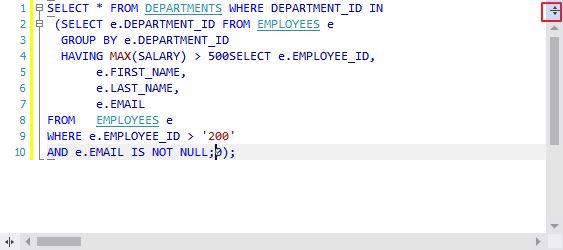주메뉴파일 > 새로만들기 >SQL 편집기를실행합니다. 또는새로만들기도구모음에서 SQL 쿼리편집기를클릭하거나 Ctrl+N 를누릅니다. 3.