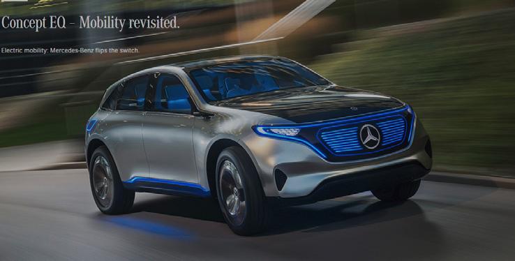 <Mercedes-Benz Concept EQ> * 출처 : Daimler Corporate Presentation 2016 17년현재벤츠는향후 2~3년안에테슬라와 BMW는물론포르쉐, 아우디,