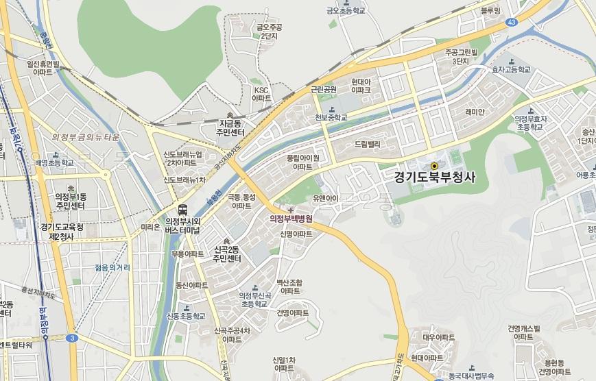 2) 개발현황 - 의정부경전철 ( 첨단도시교통 ) 운행시작 - - 장암동 ~ 시청 ~ 경기도북부청사역