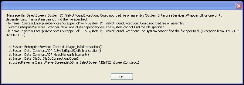 5-. Frame Work System.IO.FileNotFoundException System..XXXX.dll Reason) -> A collision of.net FrameWork. This is caused by corrupt installation of Microsoft.Net framework on the machine.