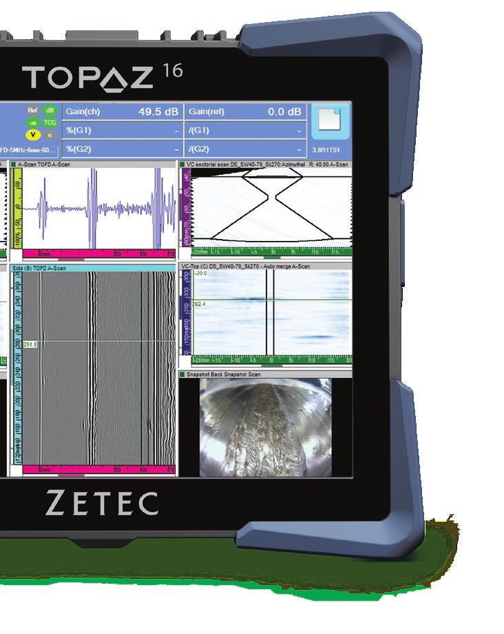 동급최고의생산성 TOPAZ 는휴대용위상배열장치성능의새로운표준을제시했습니다. 이제 TOPAZ 제품군이더커졌습니다. TOPAZ 16 은동급최고완전통합형 16 채널위상배열 UT 장치입니다. TOPAZ 16 은작은사이즈에동급최고의기능과함께다음과같은높은가치를제공합니다. UltraVision Touch 소프트웨어가내장됨.
