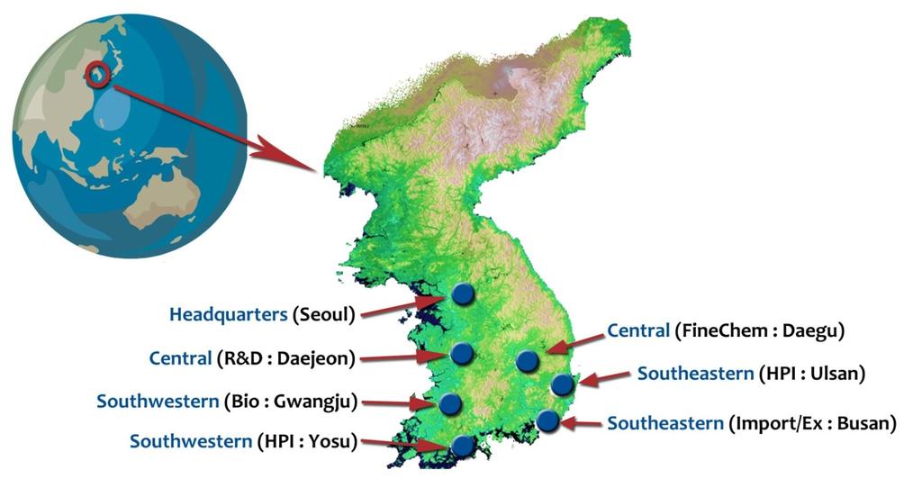 서비스네트워크 Southwestern (R&D : Jeonju) 젂국적인서비스네트워크형성 저희영인과학