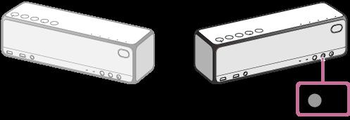 스피커의 R( 오른쪽 ) 및 L( 왼쪽 ) 변경 무선스테레오기능을사용중인경우스피커후면의 SET UP 버튼을반복해서누릅니다. 누를때마다 R( 오른쪽 ) 과 L( 왼쪽 ) 이전환됩니다. 이조작은양쪽스피커어디서든가능합니다. 5 스피커 * 에연결된장치에서재생을시작하고볼륨을조절합니다. * LINK 표시등이주황색으로점등된스피커를조작하십시오.