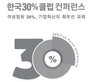이번 캠페 개최한 한국30%클럽 컨퍼런스 인의 메인 캐릭터 부엉이는 안전 지킴이의 상징으로 이 에서 기업 혁신의 최우선 과제로 윤기 화가가 직접 그린 것으로 재능나눔으로 참여했다. 여성임원 30%를 제안하였다.