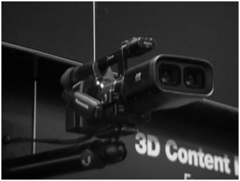 그림 9. 파나소닉일체형 Full HD 3D 카메라 3DTV 단말기 3DTV의단말기는