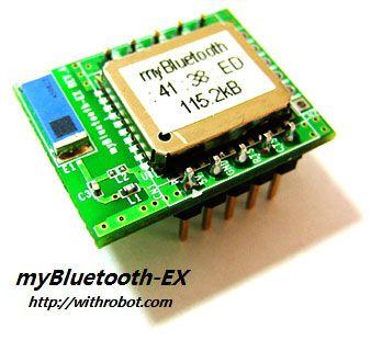 부록 C MYBLUETOOTH 특징 초소형무선통신모듈 Bluetooth Class2, 수신거리최대 20M myusb2uart 와핀이호환되며무선으로 UART 신호를전송가능 흐름제어신호를포함한 100mil(2.
