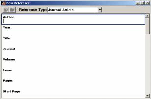 7 EndNote : - - E-Journal EndNote - EndNote Connect Import - Filter Import 71 - Reference New Reference ( : CTRL+N)