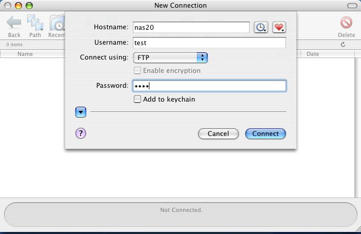 6 장 Mac OS 에서 NAS-20 Pro 사용 1. 웹브라우저를통한접속 Windows OS에서 Internet explorer를사용하는것과동일하게사용하시면됩니다.