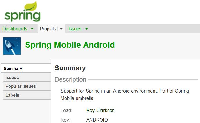 1.4 Spring Social Spring Mobile Android