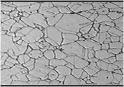 3) 용접부의조직사진관찰결과모재의조직과열영향부의조직은명확히구분되었으며용접계면의중심부로갈수록조직이미세화되었으며재배열되었다. 참고문헌 (J) Flash Fig. 11 microstructure of friction welds ( 40