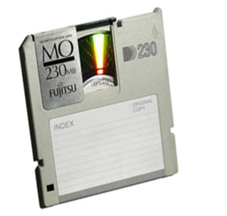 저장매체 기타저장매체 MO(Magento Optical) 드라이브 레이저를이용한기록으로자성으로기록한매체보다보관성이뛰어남