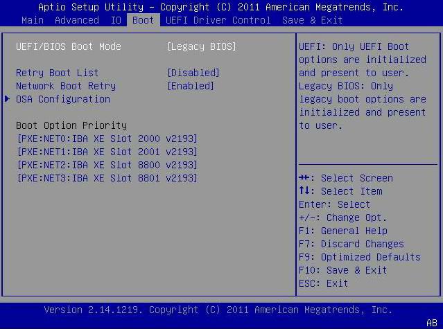 RAID 구성 Oracle ILOM CLI에서 다음 명령을 프롬프트에 입력합니다. -> reset /System BIOS 화면이 나타납니다. 2. 3. 4. 5. BIOS 화면에 메시지가 표시되면 F2 키를 눌러 BIOS 설정 유틸리티에 액세스합니다. 잠시 후 BIOS 설정 유틸리티가 나타납니다.
