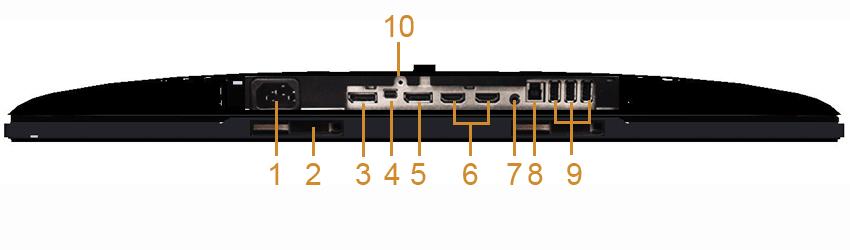 5 DisplayPort 출력 (MST) 커넥터 MST( 멀티스트림전송 ) 가가능한모니터용 DisplayPort 출력. DP1.