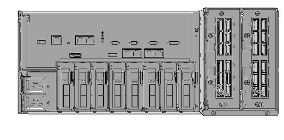 SPARC M10-4S (1) 다중 SPARC M10-4S 장치는빌딩블록구성으로연결됩니다. 이모델은 1-BB 구성으로시작한후캐비닛을추가하여다중빌딩블록구성으로확장할수있습니다. 이모델에는 CPU/ 메모리보드장치및 I/O 장치의연결을논리적으로전환하기위한크로스바장치가포함되어있습니다.