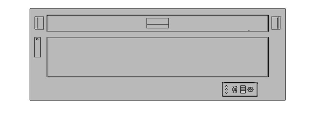 SPARC M10-4S (2) 크로스바박스외부모습 크로스바박스는 CPU 와 SPARC M10-4S 를논리적으로연결하는데사용되는스위치입니다. 2 개유형의크로스바박스가있습니다. 2 개크로스바장치가장착된크로스바박스하나와 3 개크로스바장치가장착된크로스바박스하나.