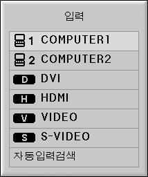 COMPUTER1/2 DVI HDMI VIDEOS-VIDEO INPUT