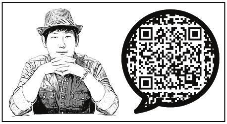 김동휘님은카카오톡에서 QR 코드로친구찾기기능을사용하기위해 QR 코드스탬프를제작하였습니다.