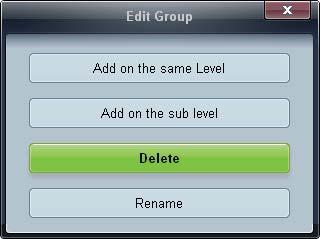 3 MDC 사용하기 3 그룹명을입력하세요. 그룹삭제하기 1 삭제하고싶은그룹명을선택하고 Edit 버튼을누르세요.