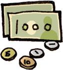 第2章生活情報활정보お金の種類 日本のお金の単位は円です 硬貨は 1 円,5 円,10 円,50 円,100 円,500 円の 6 種類です お札は 1,000 円,2,000 円,5,000 円,10,000 円の 4 種類です 5 円と 50 円の硬貨には穴が開いています ( P.