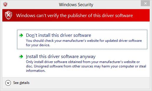 5-6) Install this driver software anyway