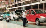 인도에는승용차완성차생산업체 15개사가있다. 이중인도현지기업은타타자동차등 4개사이고, 해외기업이합작투자를포함해 11개사이다.