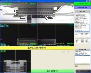 COG BONDER / TAB BONDER / BONDER SYS. IMAGE -.2010 년 ~ 특징 COG Align 보정기능 5M 고해상도카메라적용 Chip Align 보정시스템 Panel 의 ACF 부착검사 -.