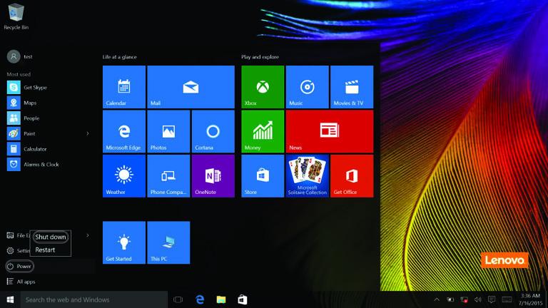 2 장. Windows 10 사용시작 컴퓨터전원끄기