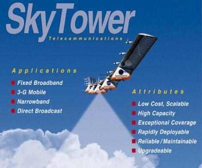 민수 / 공공무인기활용사례 SkyTower Ø 60,000 피트상공의성층권에서한달까지체공 Ø HD