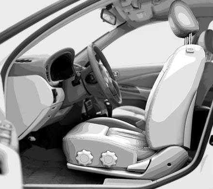 시트쿠션의상하조절 ( 운전석 ) 시트헤드레스트의조절 운전석시트의조절은안전을위해반드시차량이정지해있는상태에서실시하여주십시오.